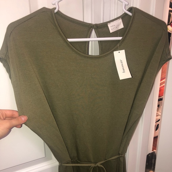 Francesca's Collections Pants - Francescas Army Green Romper XS